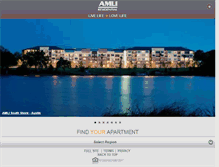 Tablet Screenshot of amli.com