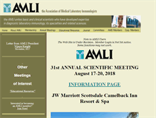 Tablet Screenshot of amli.org